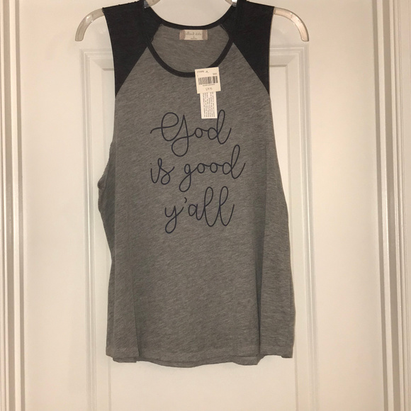 Altar'd State Tops - Altar'd State God is Good Y'all Tank